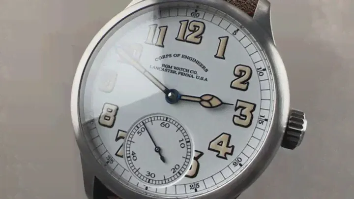 RGM 801 Corps of Engineers 801-COE RGM Watch Co. Watch Review