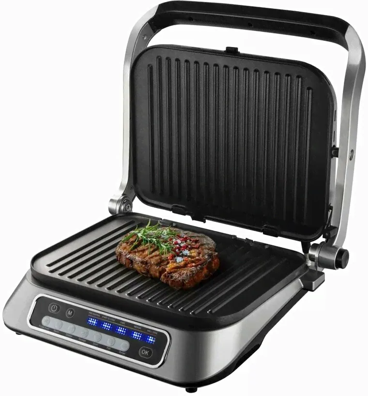 ORVICA Гриль SteakMaster REDMOND RGM-M805 (серый/металл) электрогрили-2