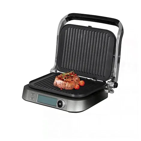 Гриль REDMOND SteakMaster RGM-M816P, серебристый металлик-0