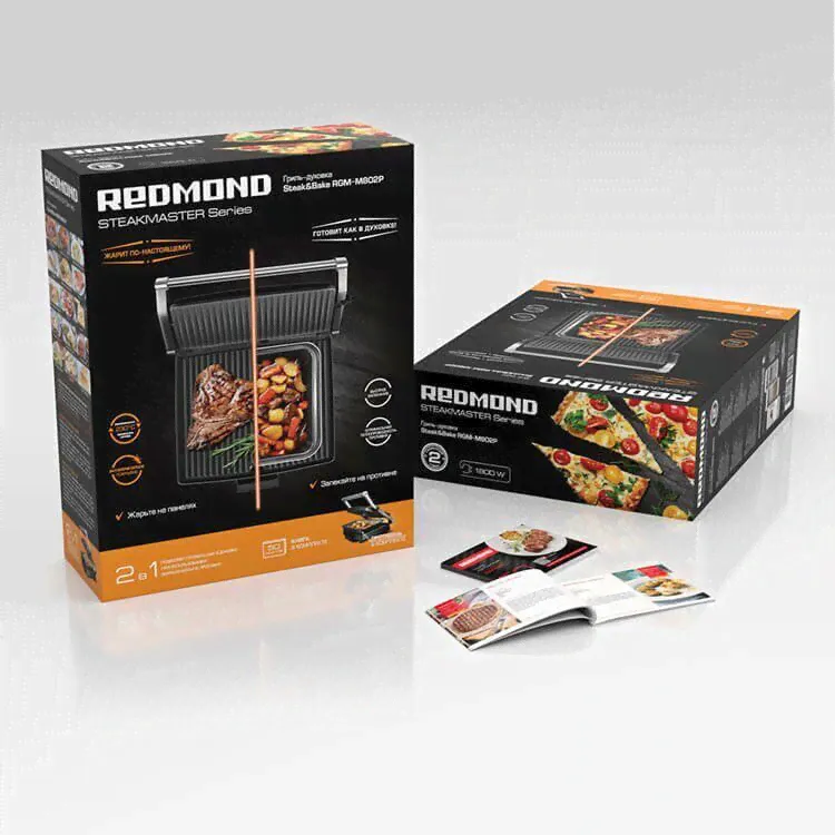 Гриль-духовка SteakMaster Redmond RGM-M802P в Москве
